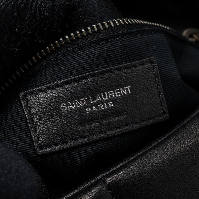 Saint Laurent Small Puffer Lambskin Black SHW