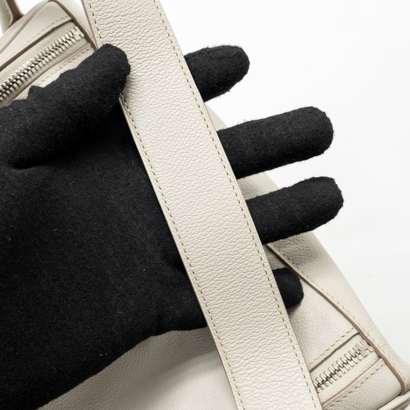 Hermes Lindy 30 Evercolor Gris Pearl SHW stamp square Q