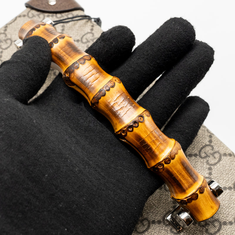 Gucci Globe Trotter GG beauty case canvas brown SHW