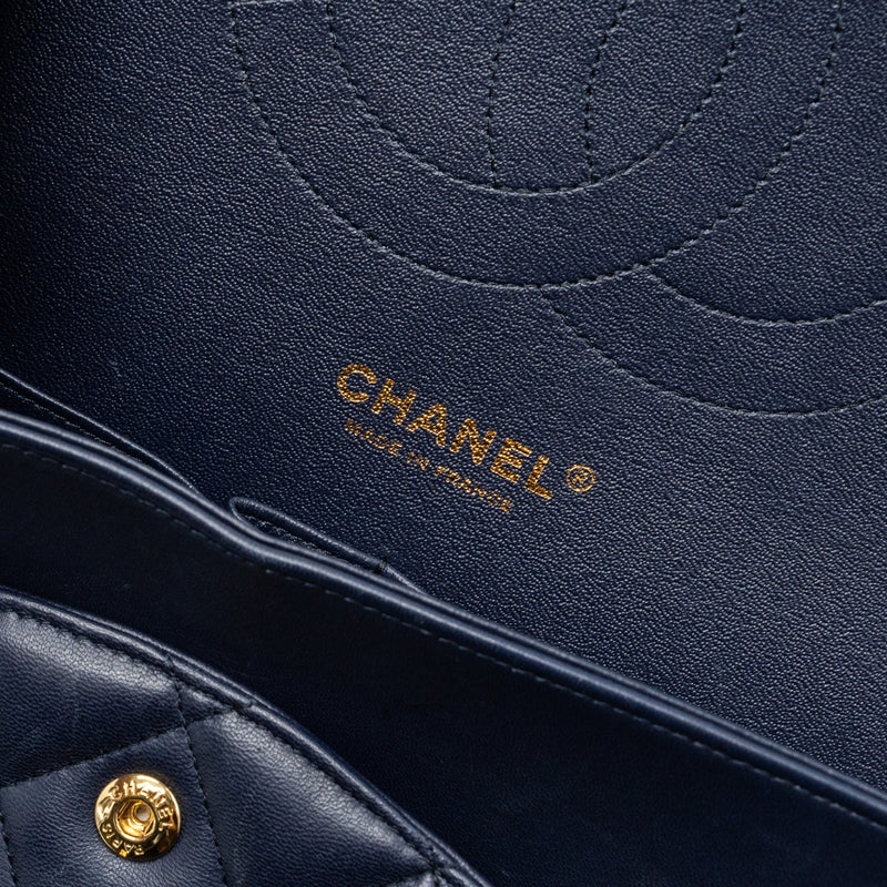Chanel Jumbo Classic Double Flap Lambskin Navy GHW