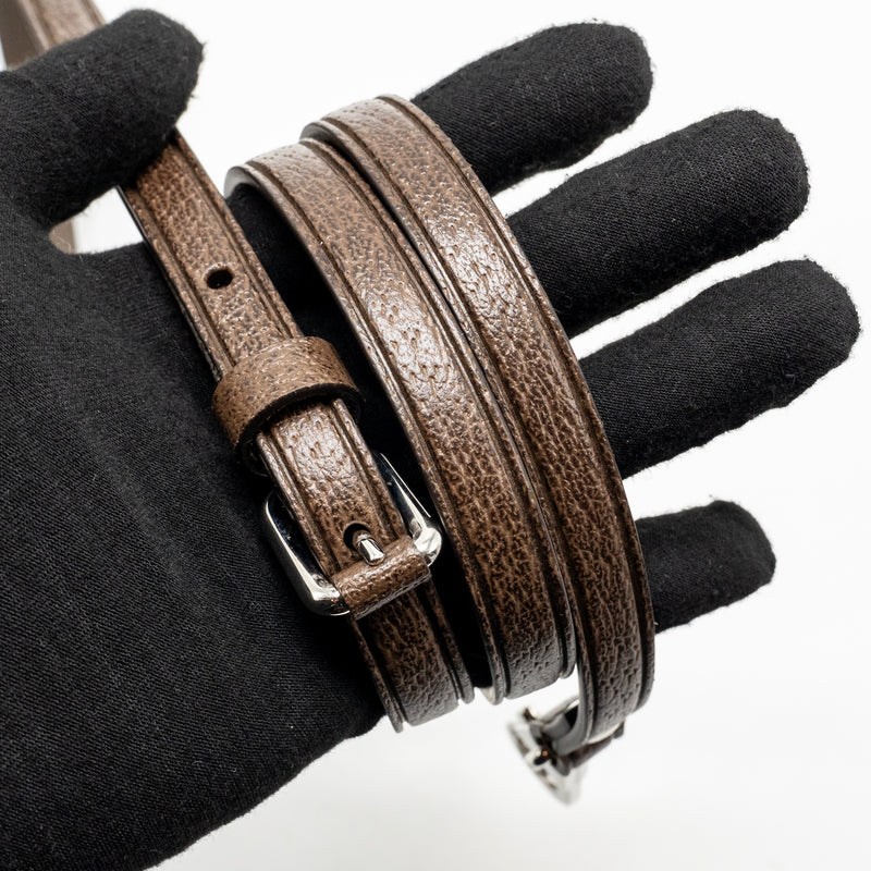 Gucci Globe Trotter GG beauty case canvas brown SHW