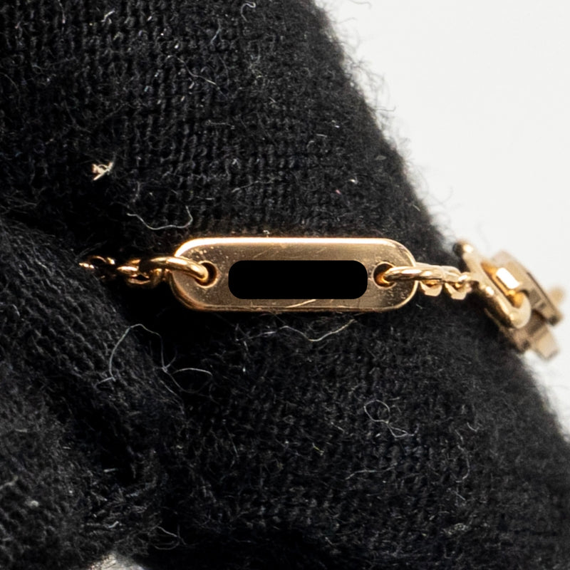 Van Cleef & Arpels Frivole Bracelet, Mini Model Rose Gold with Ruby Stone
