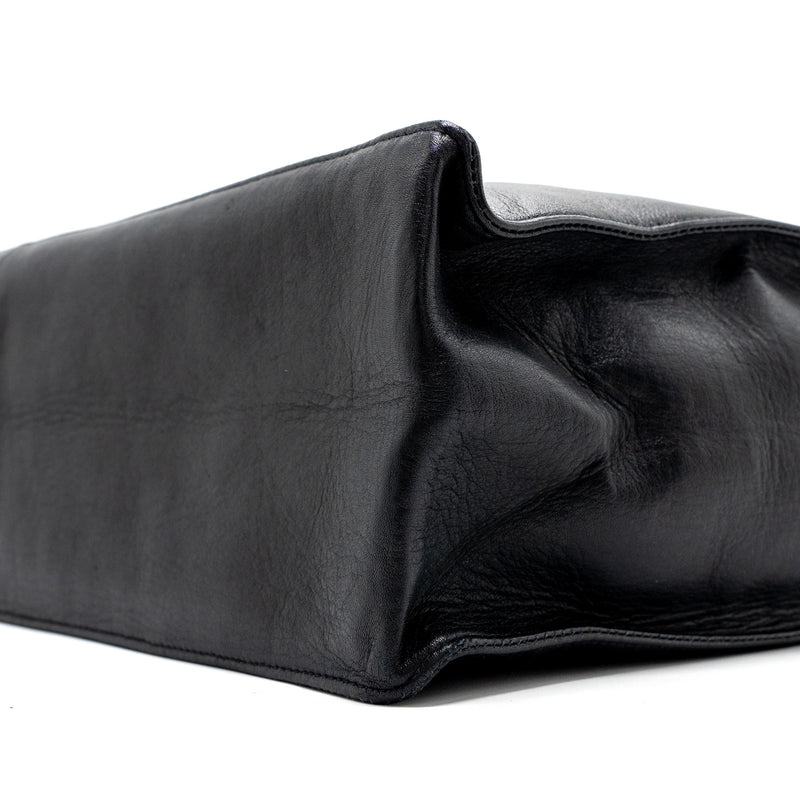 Chanel Vintage Tote Bag Calfskin Black GHW