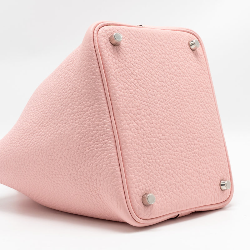 Hermes Picotin 18 Lock Bag Clemence 3Q Rose Sakura SHW Stamp U