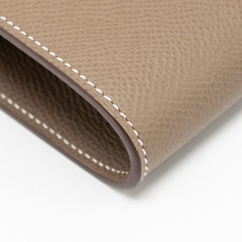 Hermes Kelly To Go Epsom Etoupe SHW Stamp B