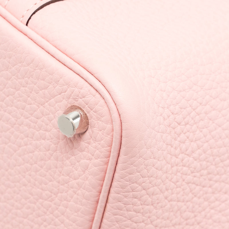 Hermes Picotin 18 Lock Bag Clemence 3Q Rose Sakura SHW Stamp U