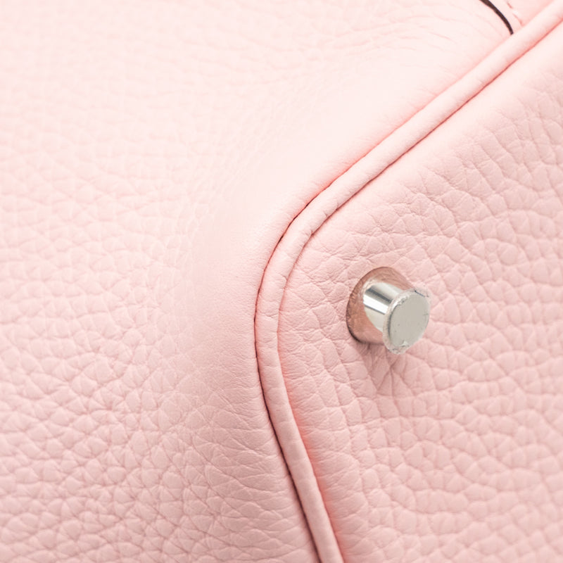Hermes Picotin 18 Lock Bag Clemence 3Q Rose Sakura SHW Stamp U