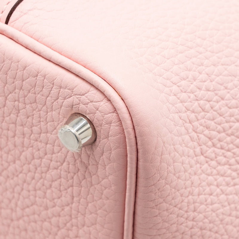 Hermes Picotin 18 Lock Bag Clemence 3Q Rose Sakura SHW Stamp U