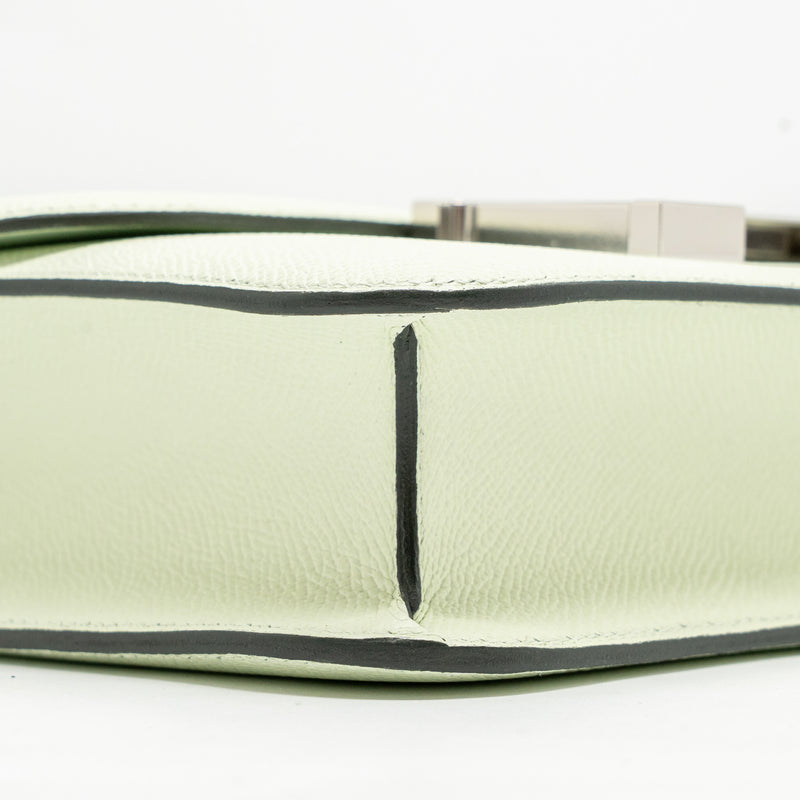 Hermes Constance 24 Epsom Vert Fizz SHW Stamp U