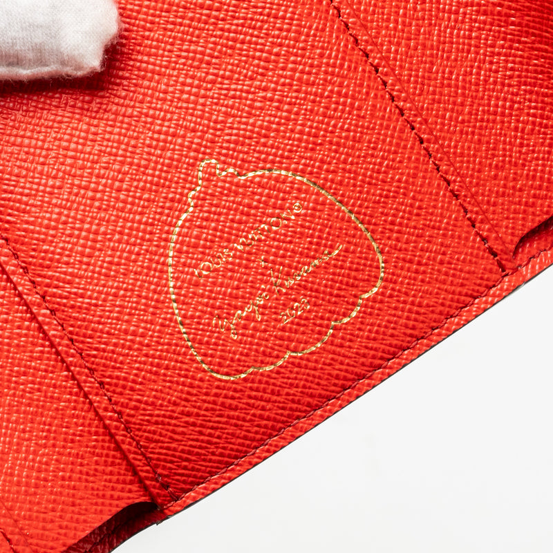 Louis Vuitton x Yayoi Kusama Portefewille Victorine Monogram Dot Canvas GHW