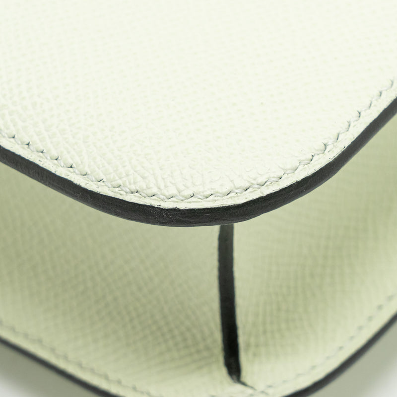 Hermes Constance 24 Epsom Vert Fizz SHW Stamp U