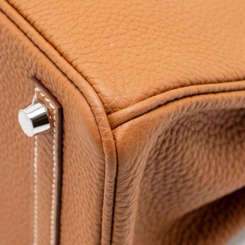 Hermes Birkin 25 togo Gold SHW Stamp Z