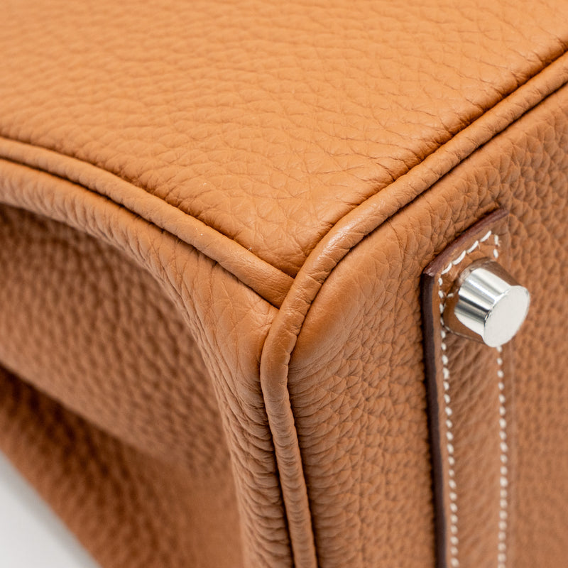 Hermes Birkin 25 togo Gold SHW Stamp Z