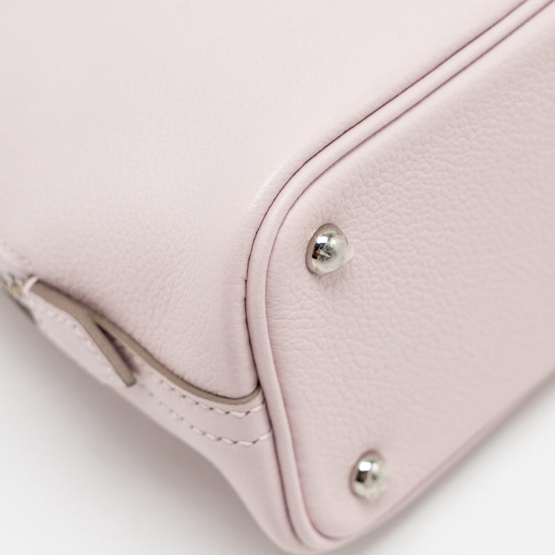 Hermes mini bolide evercolor mauve pale/ caramel SHW stamp B