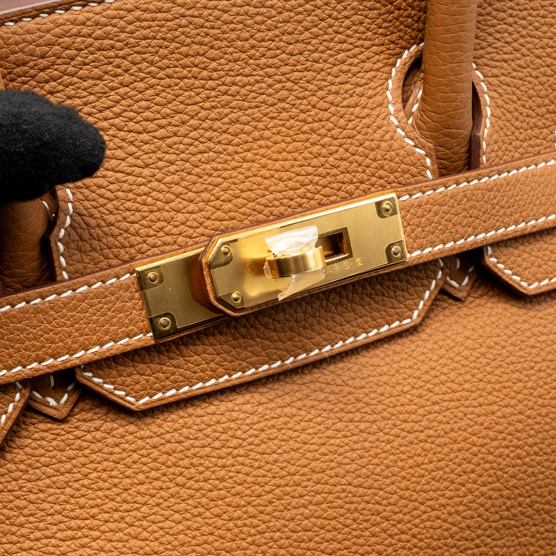 Hermes birkin 30 togo gold GHW Stamp Z