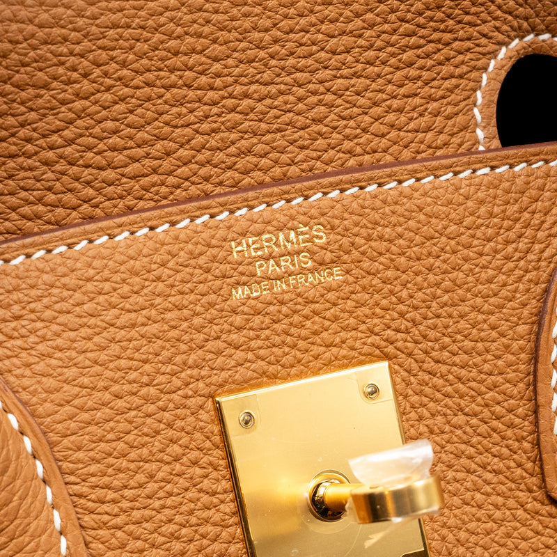 Hermes birkin 30 togo gold GHW Stamp Z