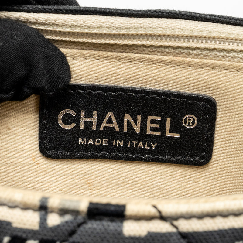 Chanel Le Train Flap Bag Fabric Multicolour SHW