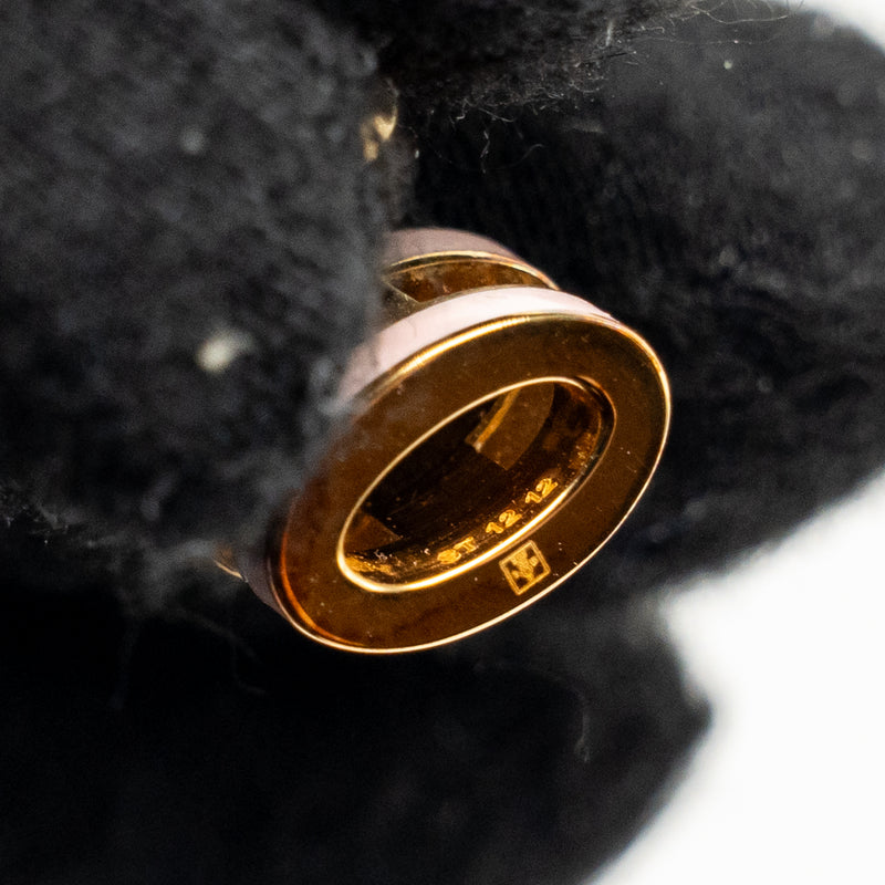 Hermes Mini Pop H Earrings Rose Dragee RGHW