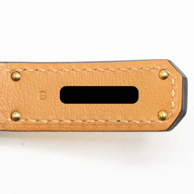 Hermes Kelly 18 Belt Epsom Black GHW Stamp B