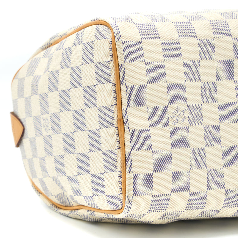 Louis Vuitton Speedy 25 Damier Azur Canvas GHW