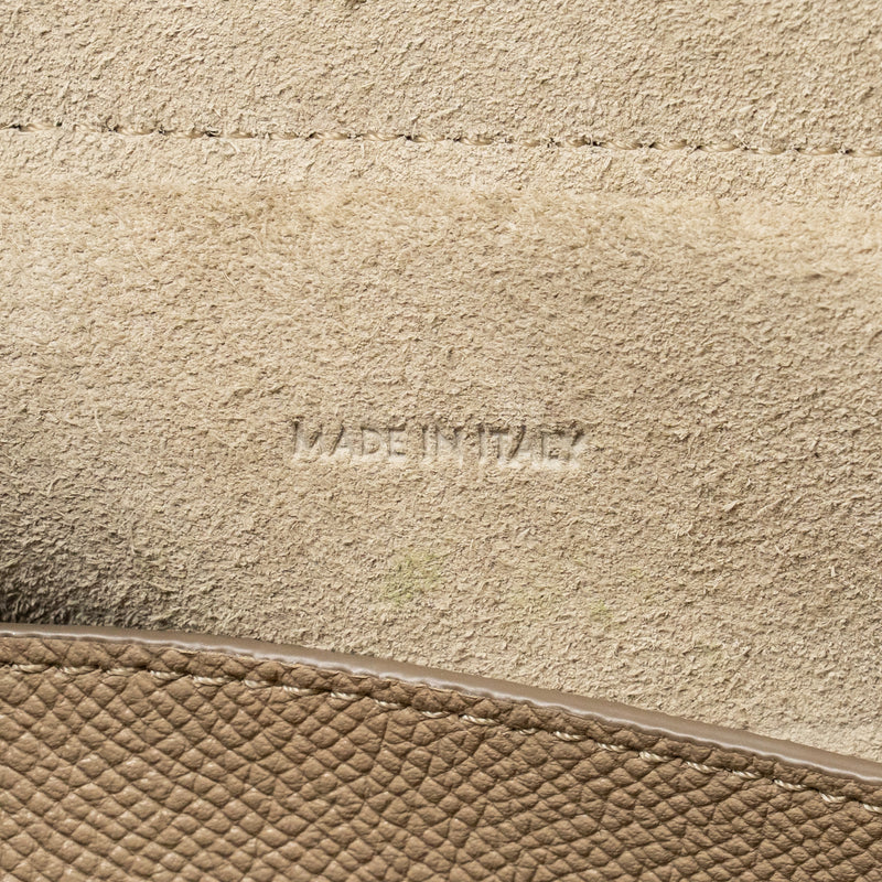 Celine Micro Belt Bag Grained Calfskin Beige GHW