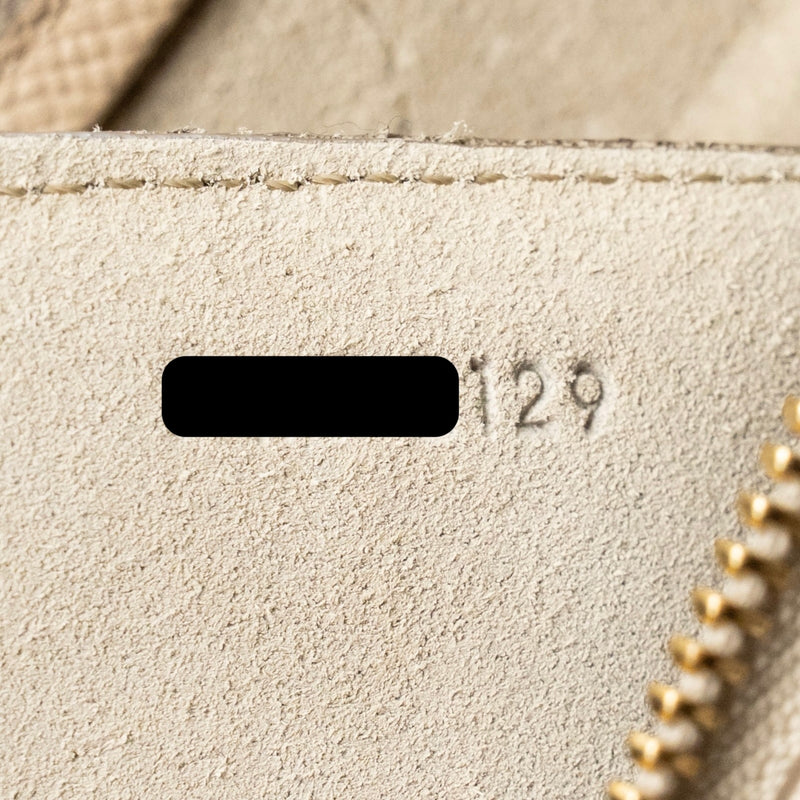 Celine Micro Belt Bag Grained Calfskin Beige GHW