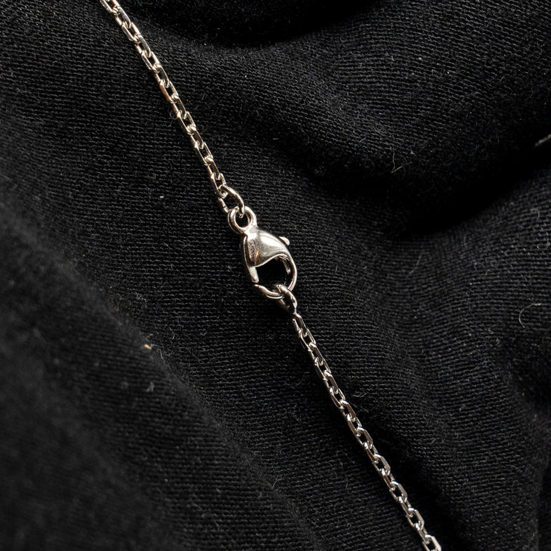 Hermes Mini Pop H Pendant Black SHW