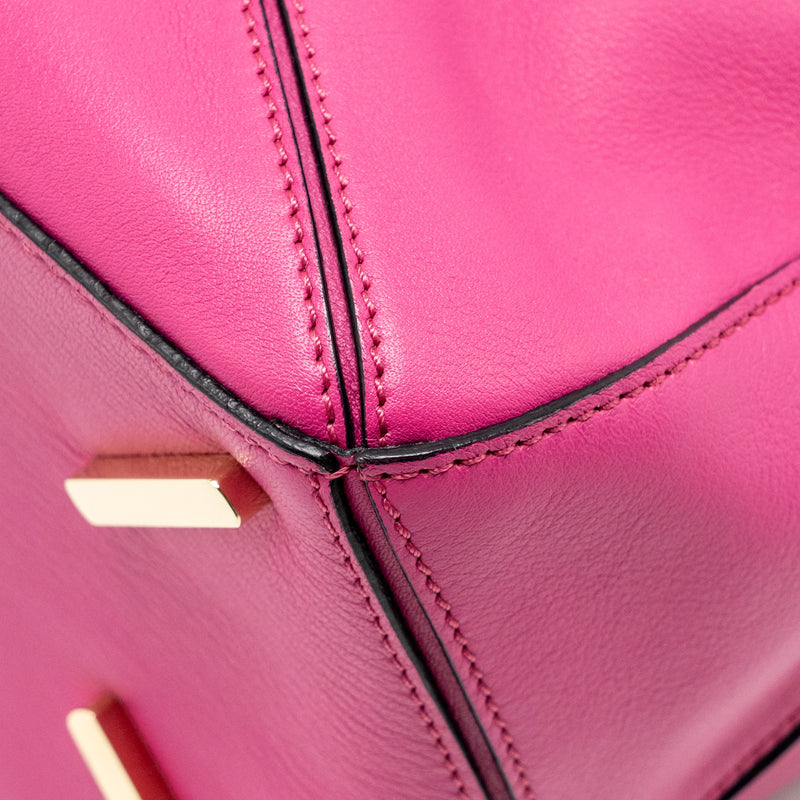 Loewe Medium Puzzle Bag Calfskin Fuchsia GHW