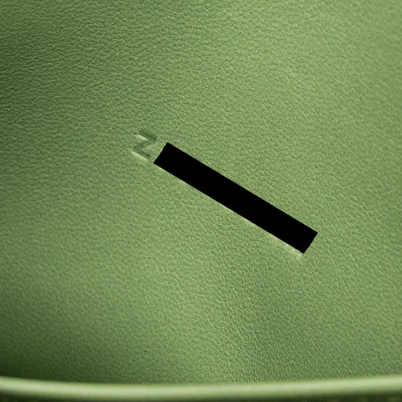 Hermes mini bolide evercolor vert criquet GWH stamp Z
