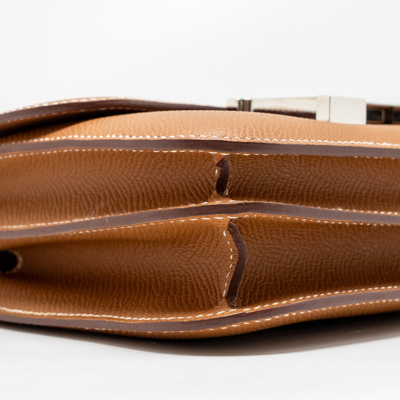 Hermes Mini Constance Epsom Gold SHW Stamp B
