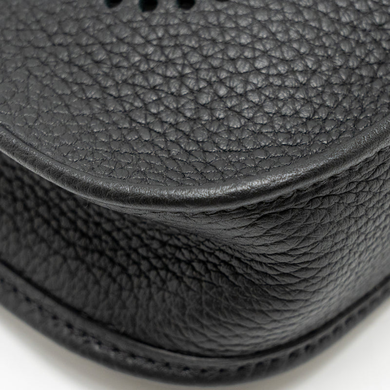 Hermes Mini Evelyne Clemence Black SHW Stamp Z