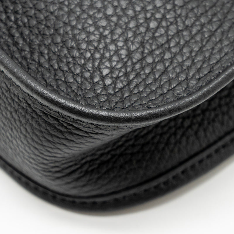 Hermes Mini Evelyne Clemence Black SHW Stamp Z