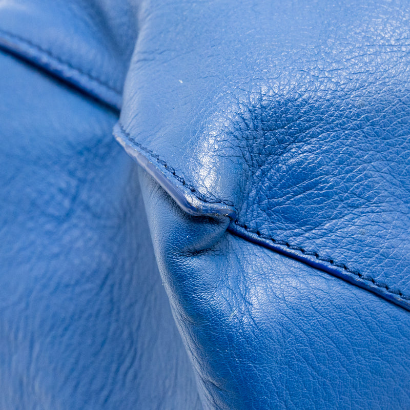 Balenciaga Papier A4 Tote Bag Leather Blue SHW