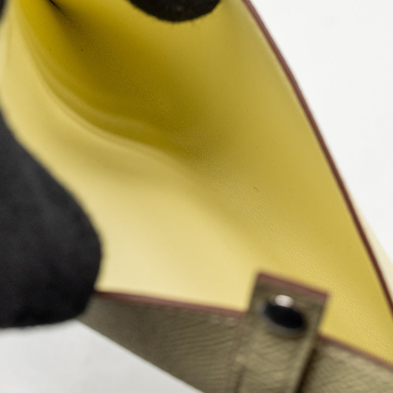 Hermes kellydole / kelly dole picto epsom gold / Zanzibar /  orange field / Milton SHW stamp K