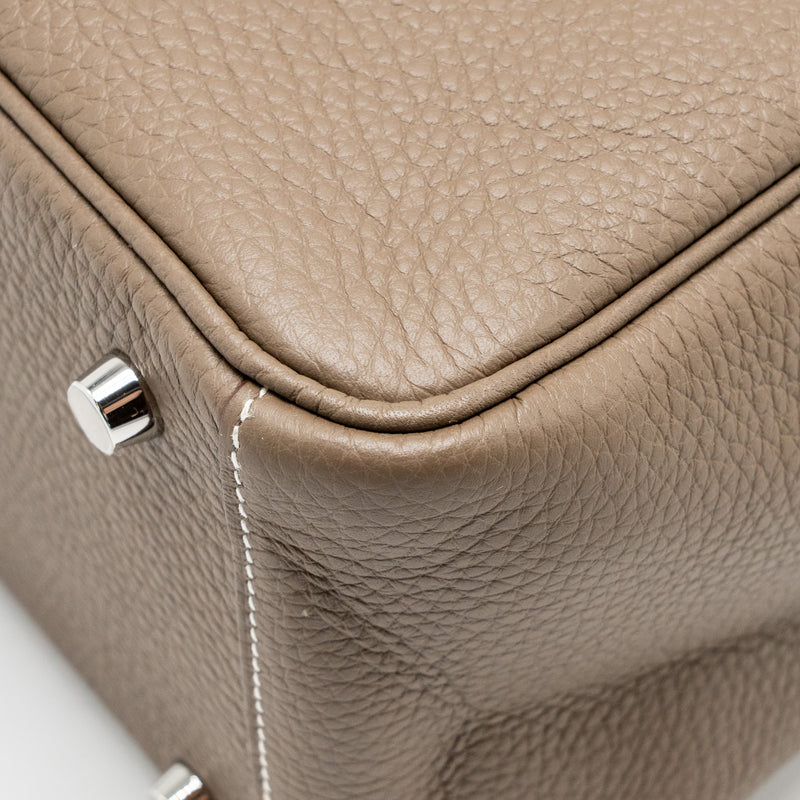 HERMES Lindy 26 Clemence Etoupe SHW Stamp U