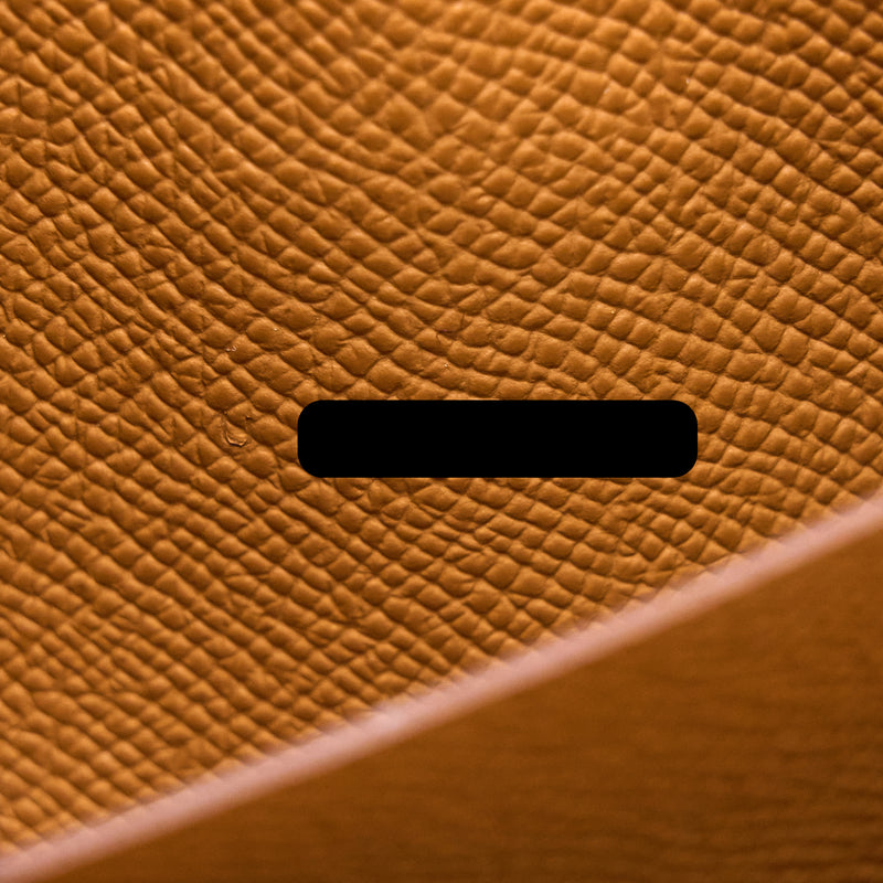 Hermes Clic 16 Wallet Epsom Gold GHW Stamp U