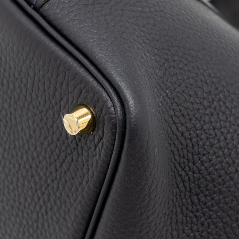 Hermes Picotin 18 Lock Bag Clemence Caban GHW Stamp U