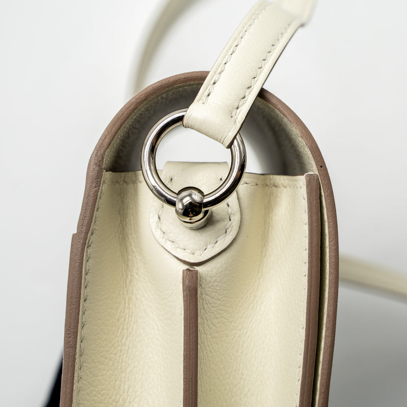 Hermes Mini Roulis Evercolor Mushroom/Biscuit SHW Stamp U