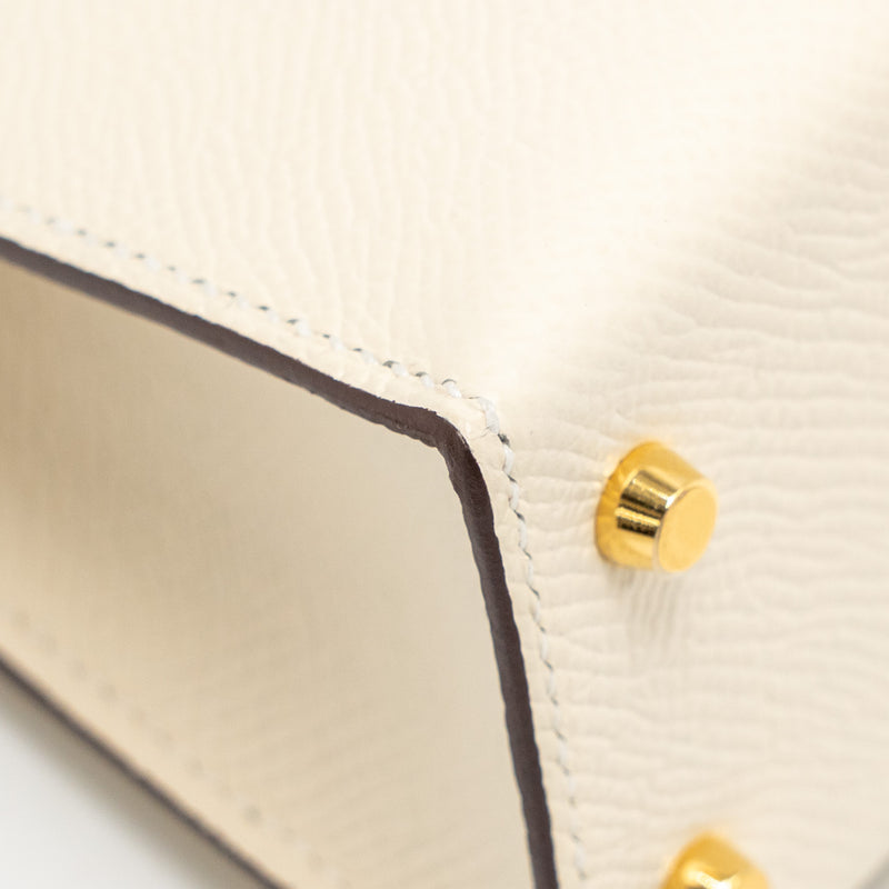 Hermes Mini Kelly II Epsom Nata GHW Stamp U