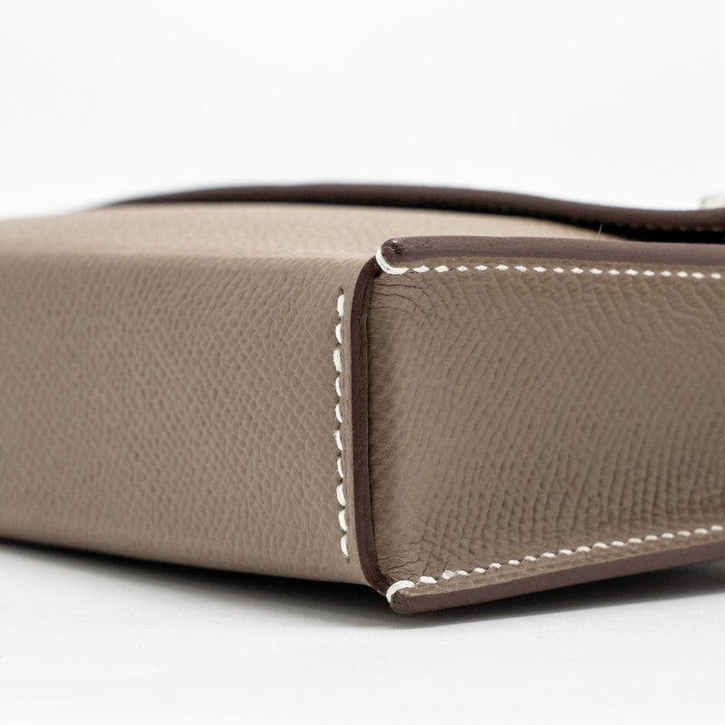 Hermes Hermesnap epsom Etoupe SHW stamp W
