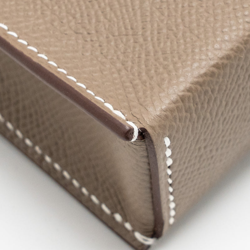 Hermes Hermesnap epsom Etoupe SHW stamp W