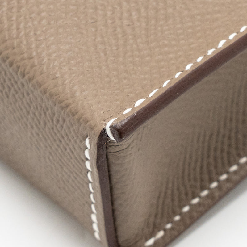 Hermes Hermesnap epsom Etoupe SHW stamp W