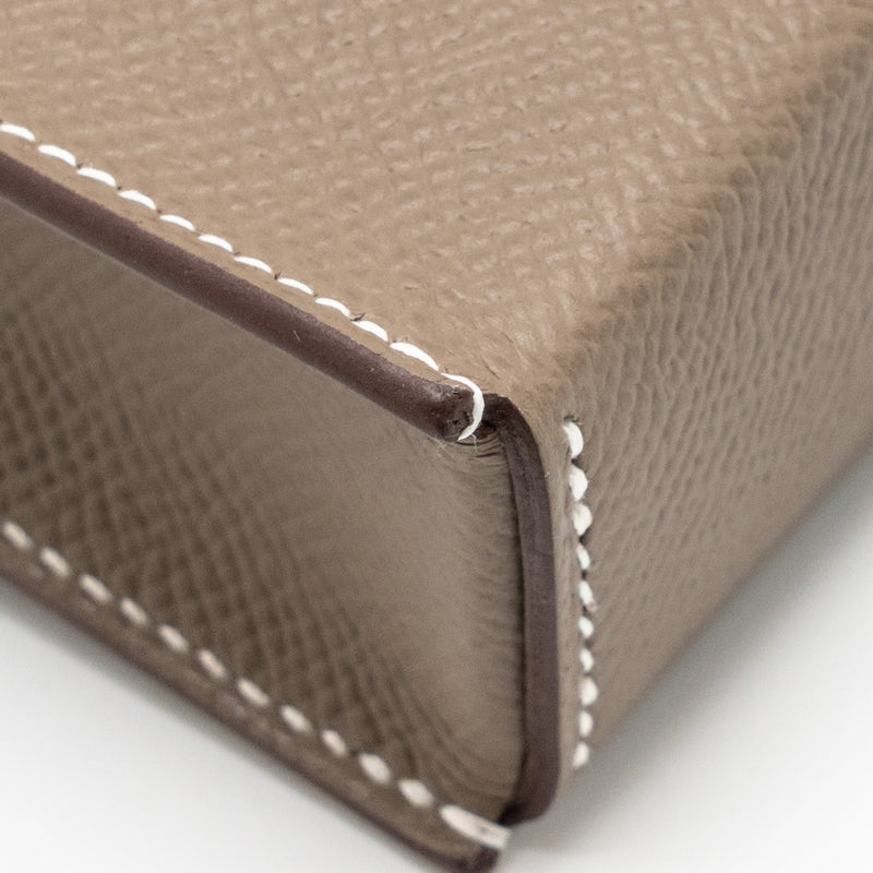 Hermes Hermesnap epsom Etoupe SHW stamp W