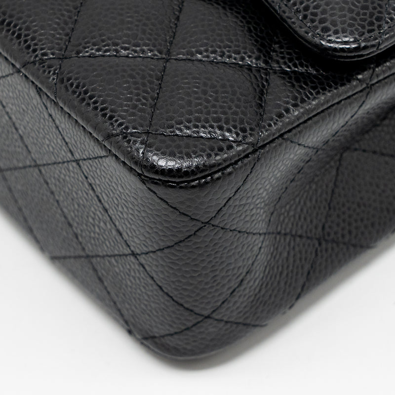 Chanel Medium Classic Double Flap Bag Caviar Black SHW