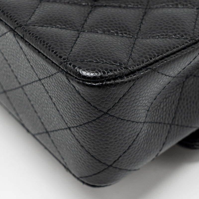 Chanel Medium Classic Double Flap Bag Caviar Black SHW