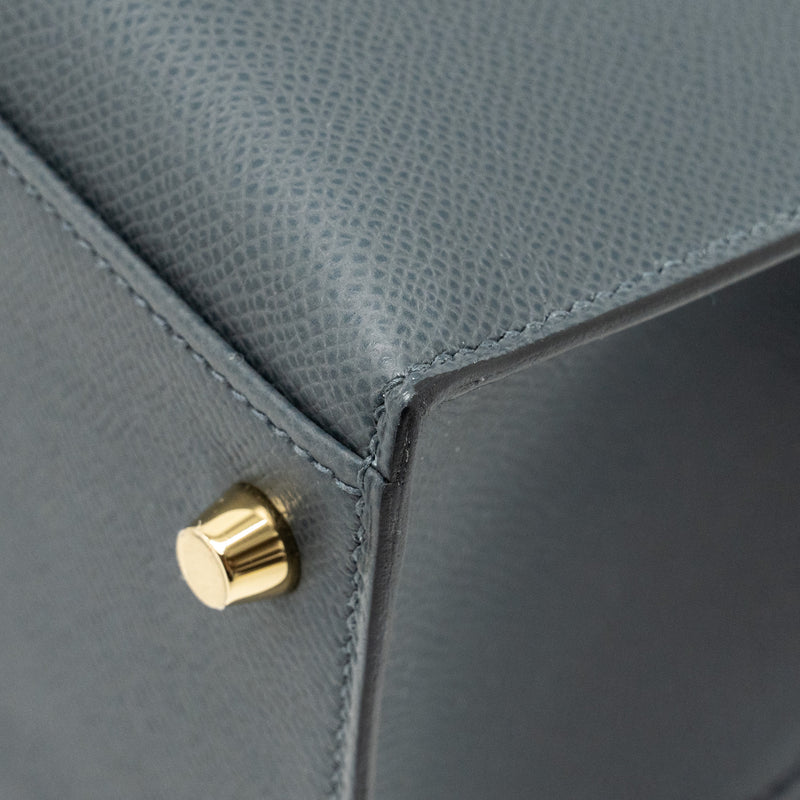 Hermes Kelly 28 epsom Gris Misty LGHW stamp W