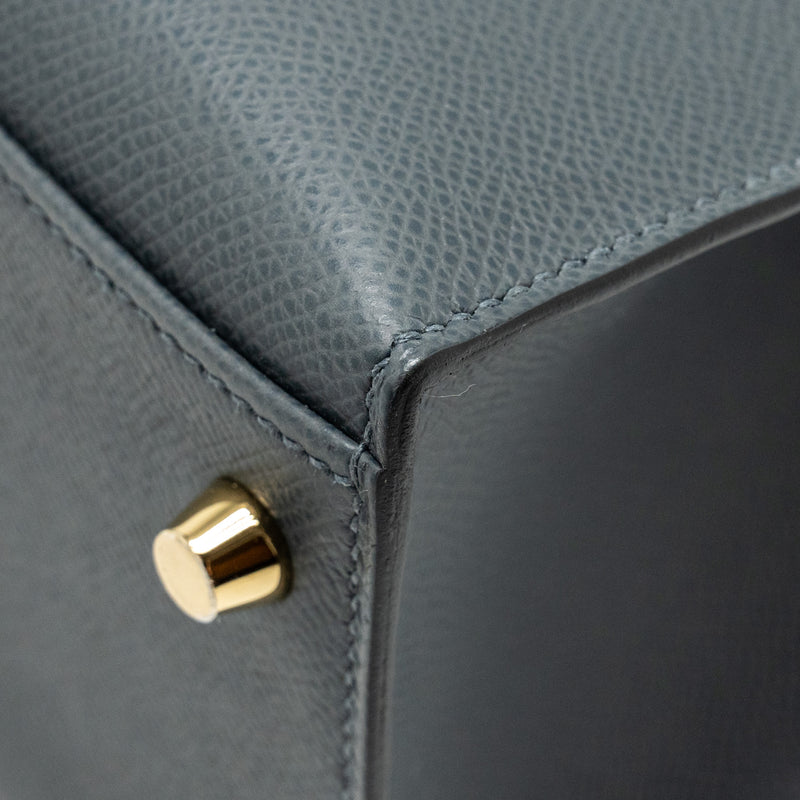 Hermes Kelly 28 epsom Gris Misty LGHW stamp W
