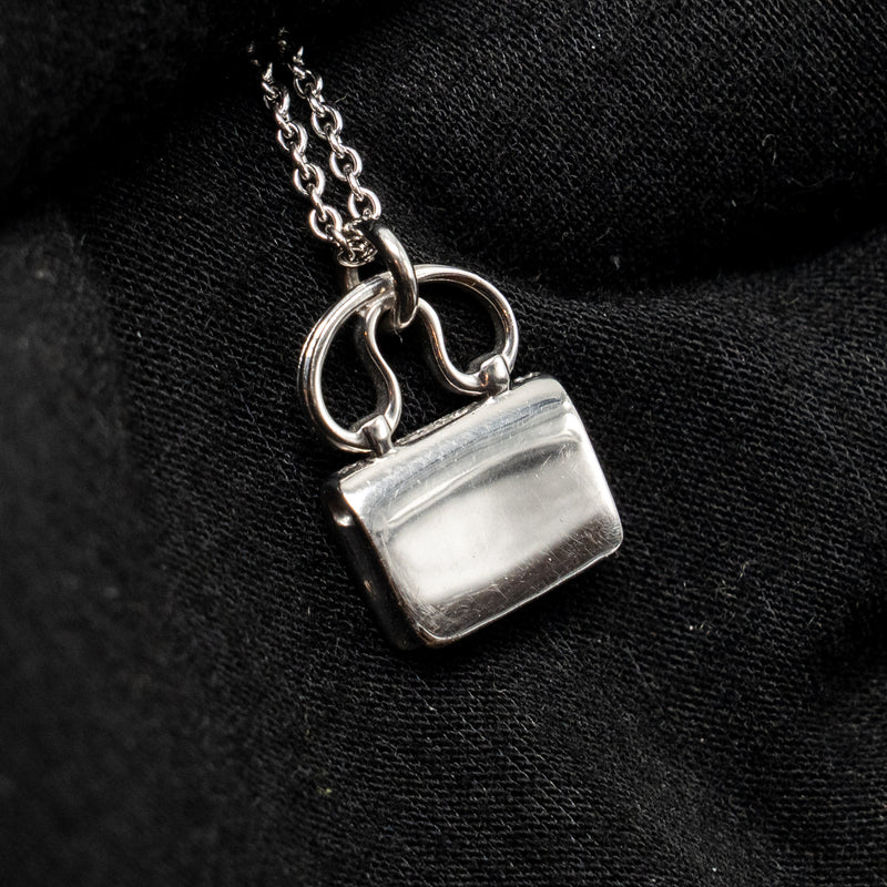 Hermes Constance pendant white gold with diamonds