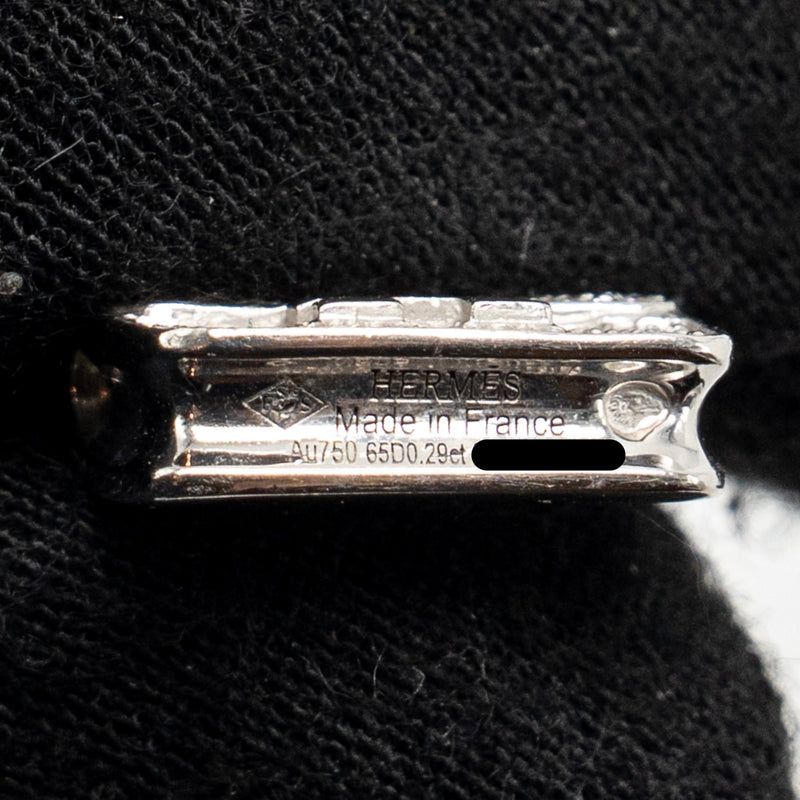 Hermes Constance pendant white gold with diamonds