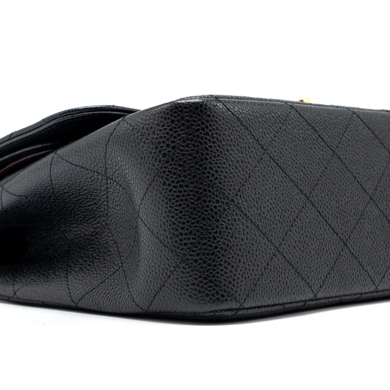 CHANEL Jumbo Classic Double Flap Bag Caviar Black GHW